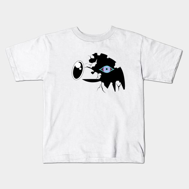 Shadow Teddie Kids T-Shirt by SJBTees